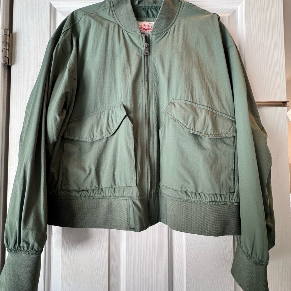 Levi's Olive Bomber Jacket for Women